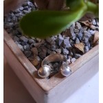Δαχτυλίδι με μαργαριτάρι και ασημένια σφαίρα ανοιχτό Rinri-8